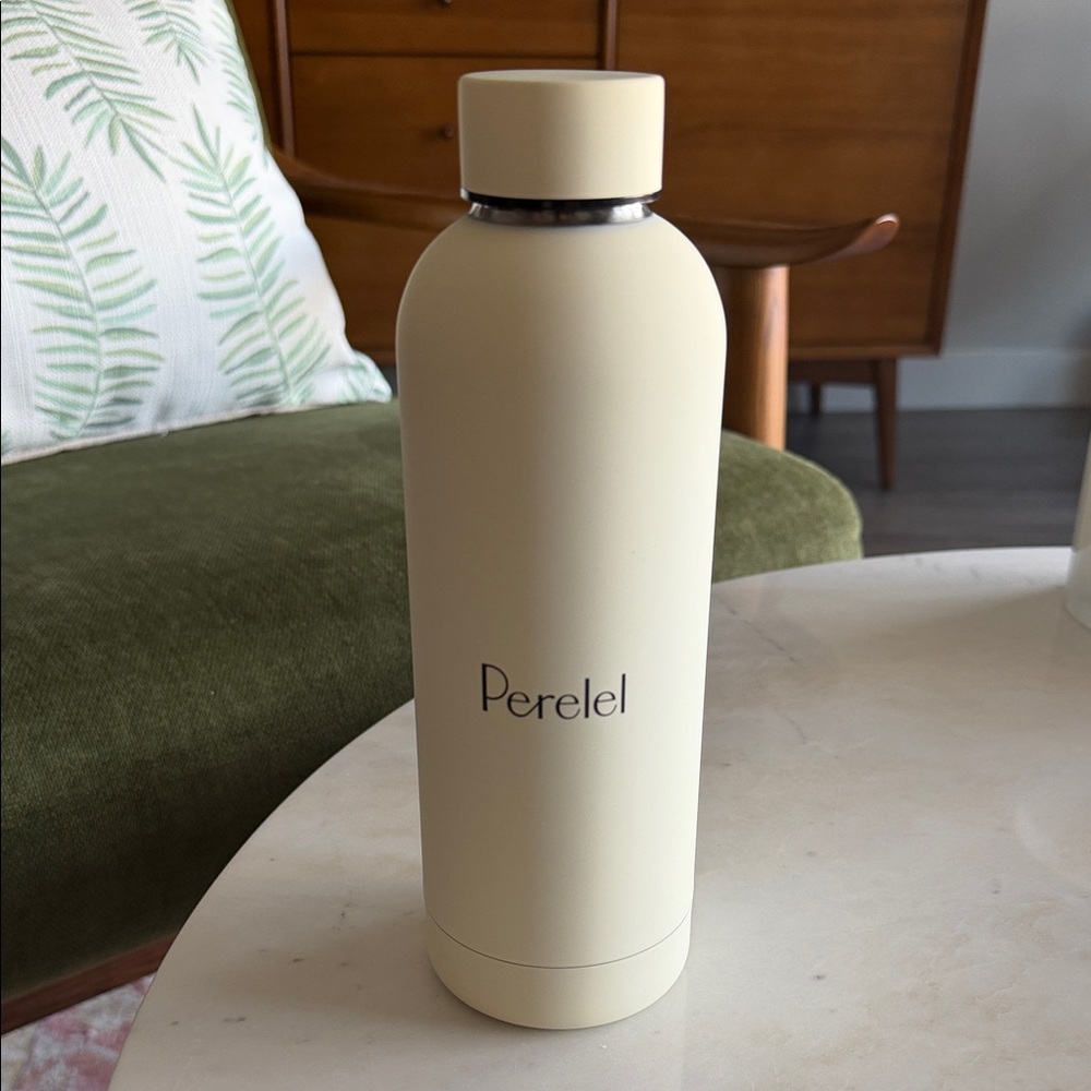 Perelel Cream Insulated Water Bottle